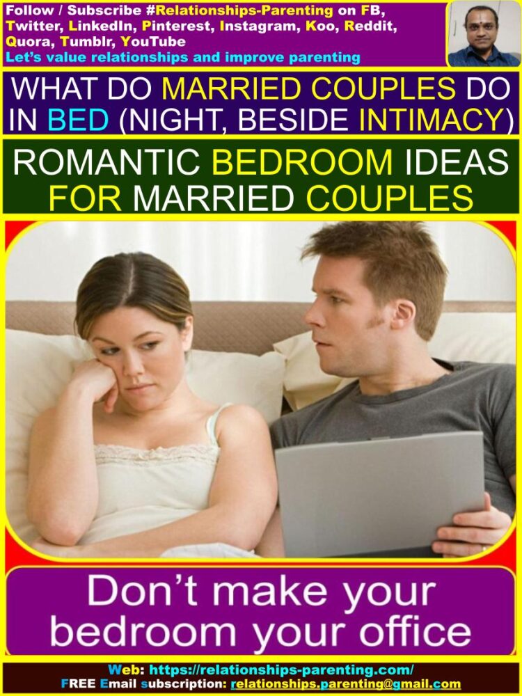 What do Married Couples do in Bed (Night) (Beside Intimacy), Romantic  bedroom ideas for married couples, What do wife and husband do at night?