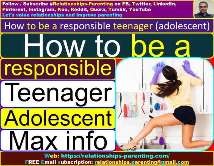 How to be a Responsible Teen (Teenager, Adolescent) (Full Info) | How can I be responsible at 13, 14, 15, 16, 17, 18, 19? | How can I make my youth responsible (teach responsibility to a teenager) | My plan to become a capable and responsible adolescent ready for adulthood