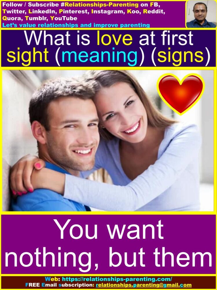 What is Love at First Sight (meaning, signs, like, called